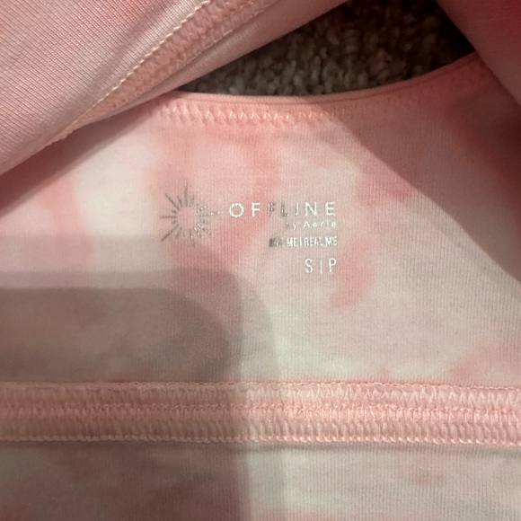 NWOT Aerie Pink Tie-Dye Sports Bra - Picture 3 of 4